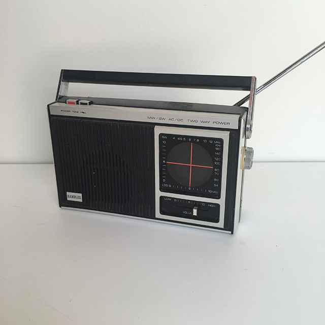 RADIO, Small Black Rambler